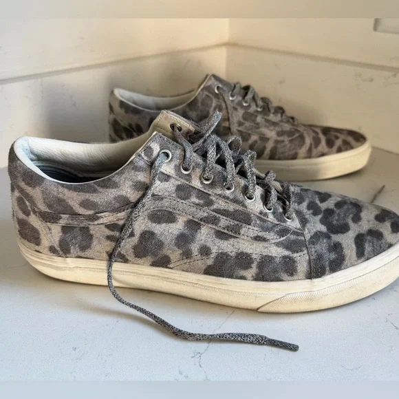 Vans Old Skool men's  Skateboarding   Leopard Canvas‎ VN0A38G19FS sz 13 - Picture 3 of 11